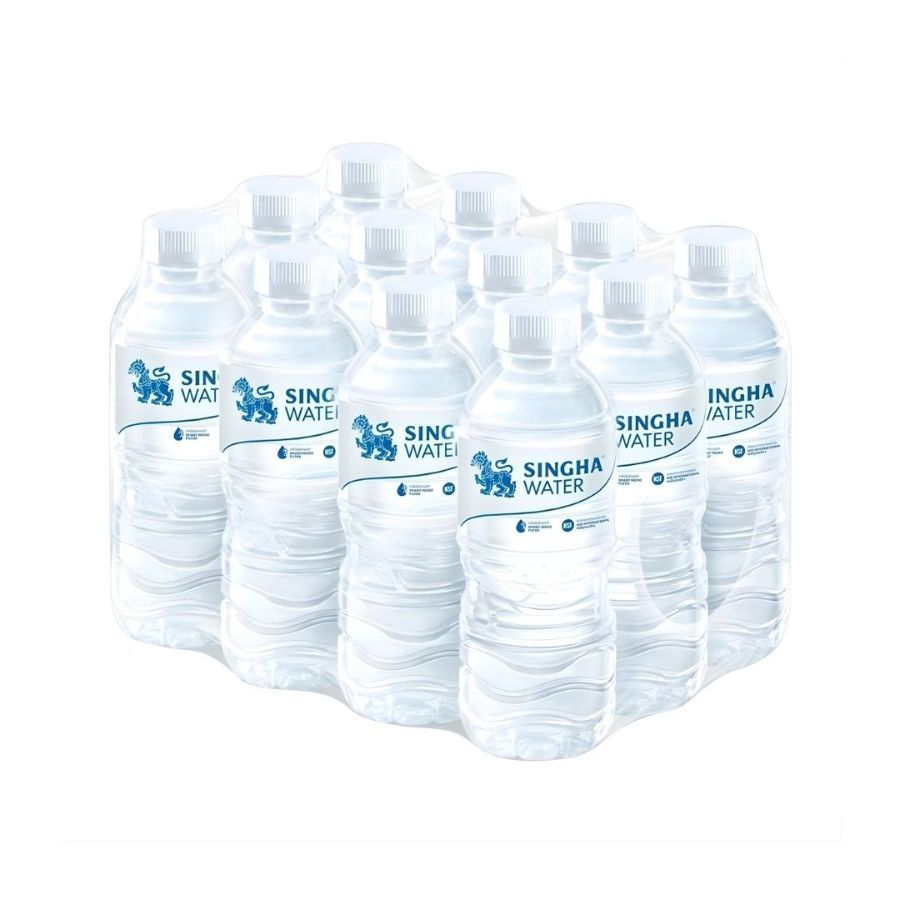 สิงห์ น้ำดื่ม Singha Drinking Water 330ml. Pack12