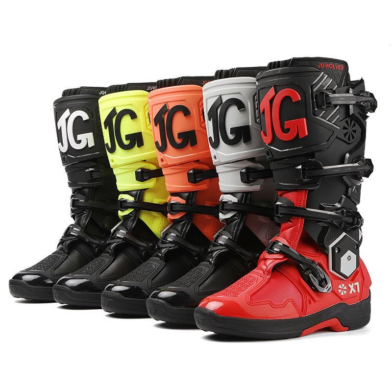 รองเท้าปั่นจักรยานรถจักรยานยนต์ออฟโรด Rally Lindao Boots Movable Double Axis Male Shock-resistant