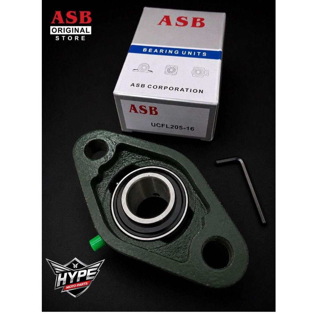 หมอนบล็อกแบริ่ง UCFL 205-16 AS 25.4MM (1INCH) ASB