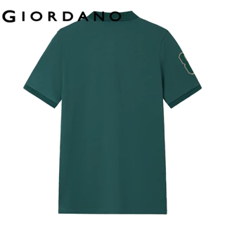 GIORDANO เสื้อโปโลผู้ชาย Men's Slim 3D Lion Polo 01016222