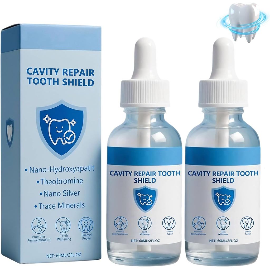 Nudenta Odontic Repair Tootharmor – Nano Hydroxyapatite Remineralization Complex for Cavity Repair, 
