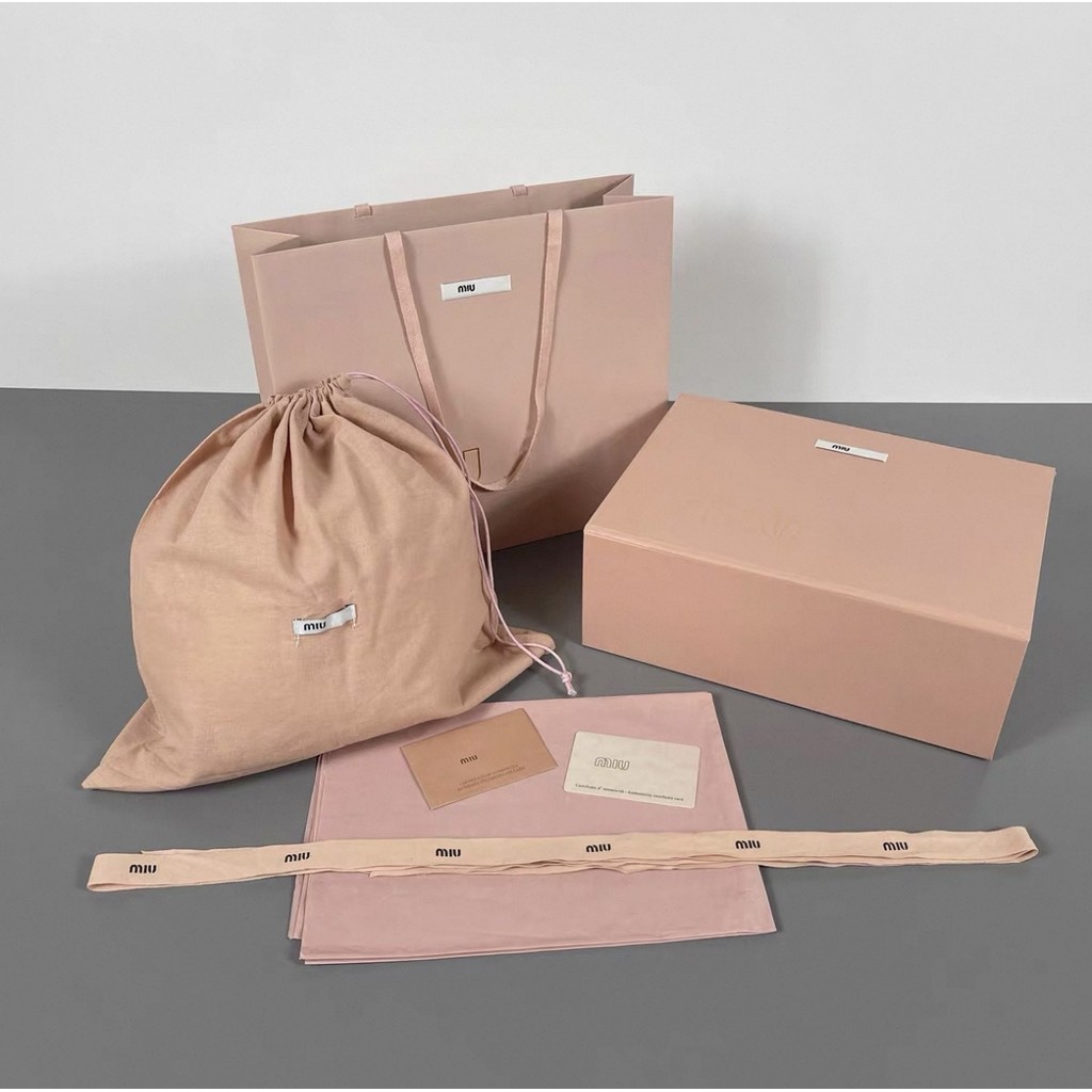 One Piece miu miu packaging Big Brand packaging Perfume Box Folding packaging Box Clothes Box Empty 