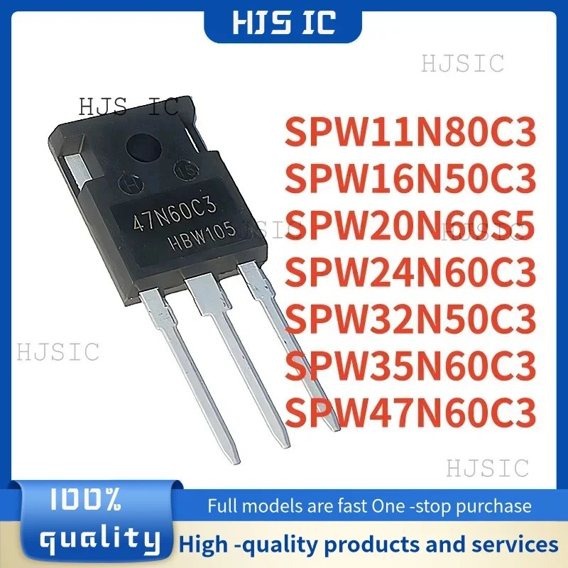 5PCS 11N80C3 16N50C3 20N60S5 24N60C3 32N50C3 35N60C3 47N60C3 TO-247 SPW20N60S5 SPW24C3S3W30C3 SP60N6