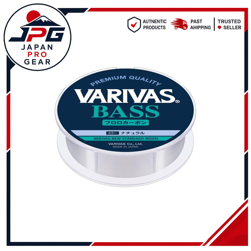 VARIVAS Bass Fluorocarbon 100m Natural 4LB to 20LB [Direct from Japan]