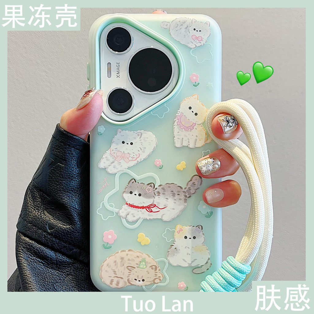 หลายแมว 2 in1 เคสโทรศัพท์สําหรับ OPPO F31 Pro Plus F29 F27 F25 F23 F21S F19 Pro Plus F19S F17 F9 Pro