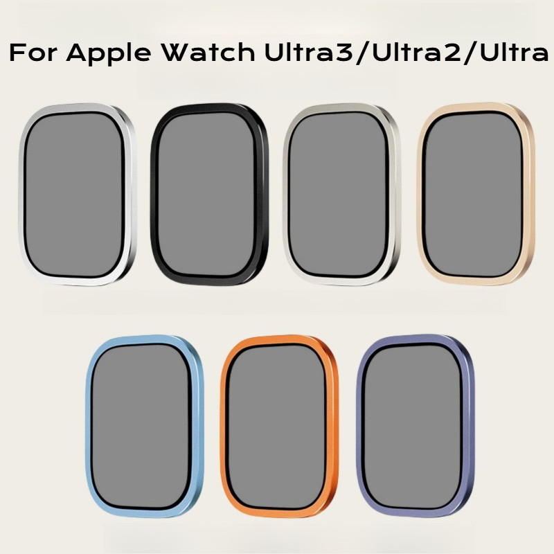 ไทเทเนียมนาฬิกาสําหรับ Apple Watch Ultra3 Ultra2 Ultra Anti Spy ความเป็นส่วนตัวฟิล์มกระจกนิรภัยสําหร
