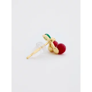 [Pomelo] ต่างหูสตั๊ดรูปเชอร์รี่ / Cherry Stud Earrings