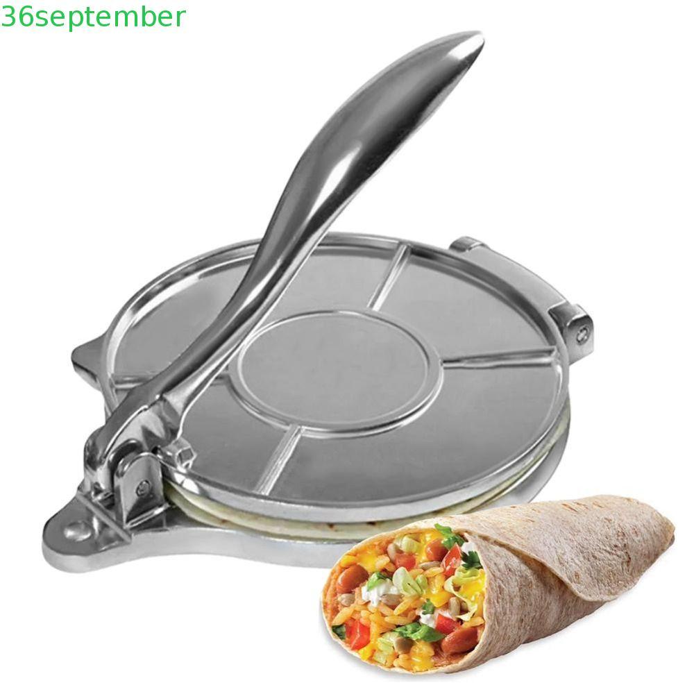 SPAPTEMBER Dumpling Skin Press ที่ถอดออกได้อลูมิเนียม Tortillas Bakeware คู่มือครัวเครื่องมือ