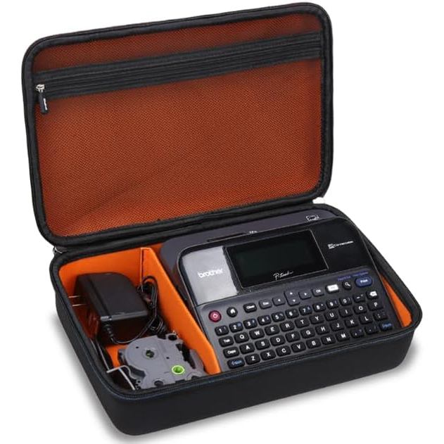 Mchoi Hard Portable Case สําหรับ Brother P-Touch Label Maker PTD600 /D610BT ที่เชื่อมต่อฉลาก, กรณีเท