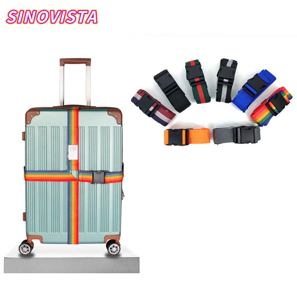 SINOVISTA Baggage Belts Anti-lost Cross Strap Suitcase Belts Packing Belts
