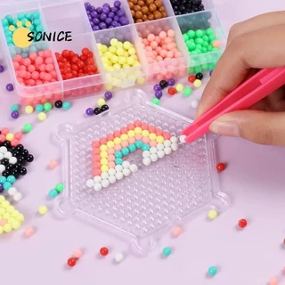 เม็ดบีทรีดร้อน 221สี ลูกปัดรีดร้อน 2.6mm 1000เม็ด Diy Perler Beads คุณภาพสูง เม็ดสม่ำเสมอ ไม่มีครีบ