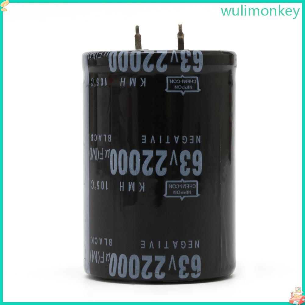 WU Electrolytic Capacitor 22000UF 63V ตัวเก็บประจุสําหรับซ่อมเครื่องใช้ในครัวเรือน