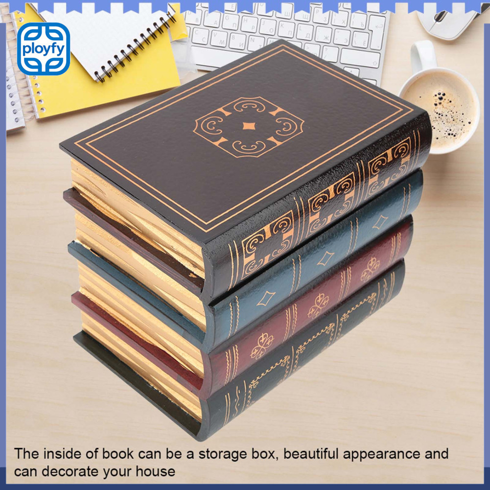 Ployfy เมษายนของขวัญ CoBox Vintage Storage DBook ยุโรปสไตล์ DBook StOffice ชั้นวางตกแต่ง)