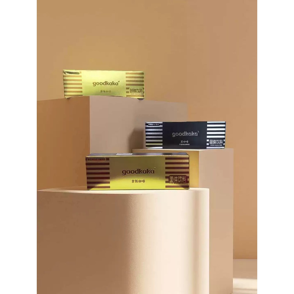 Australia Goodkaka Latte Original Black Coffee Instant Solid Drink Gift Box Bar Coffee Powder#澳大利亚Go