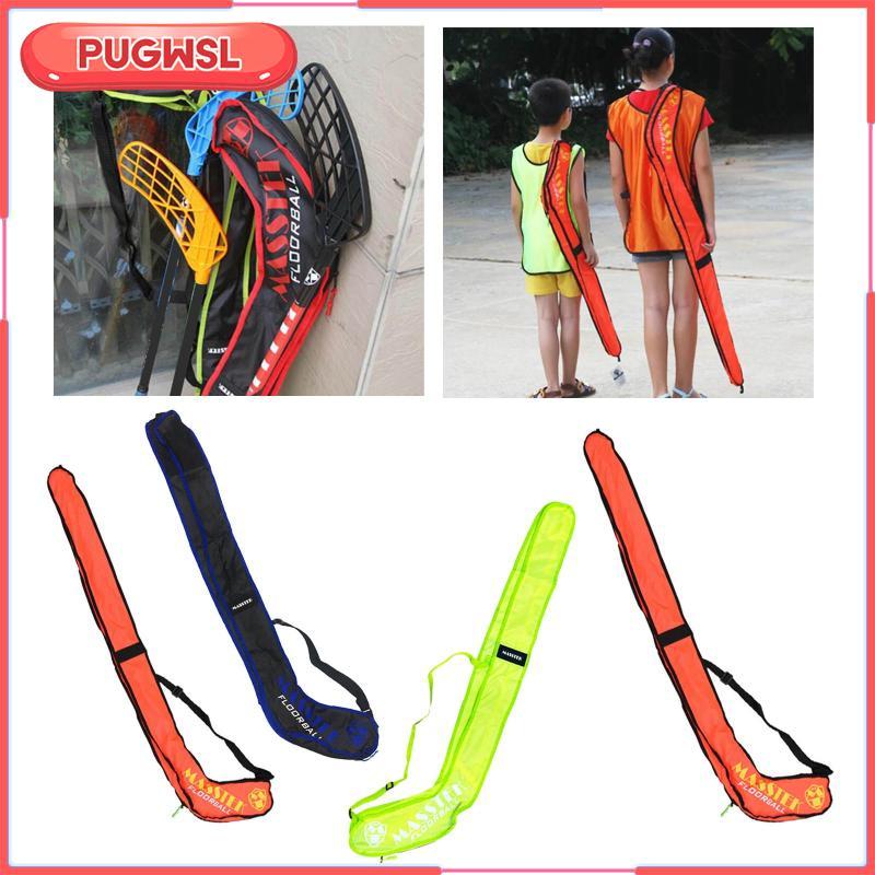 [pugwsl] Ice Hockey Sticks Bag Hockey Stick Case Holder Carrier Pouch with Zipper Waterproof Canvas 