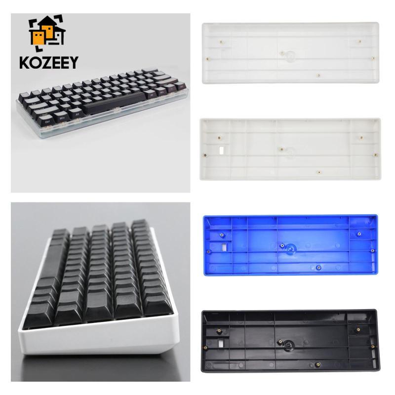 [KOZEEY] 60% Mechanical Keyboard Case ส่วนประกอบ DIY เข้ากันได้กับ GH60 POKER2 สําหรับเล่นเกมและผลผล