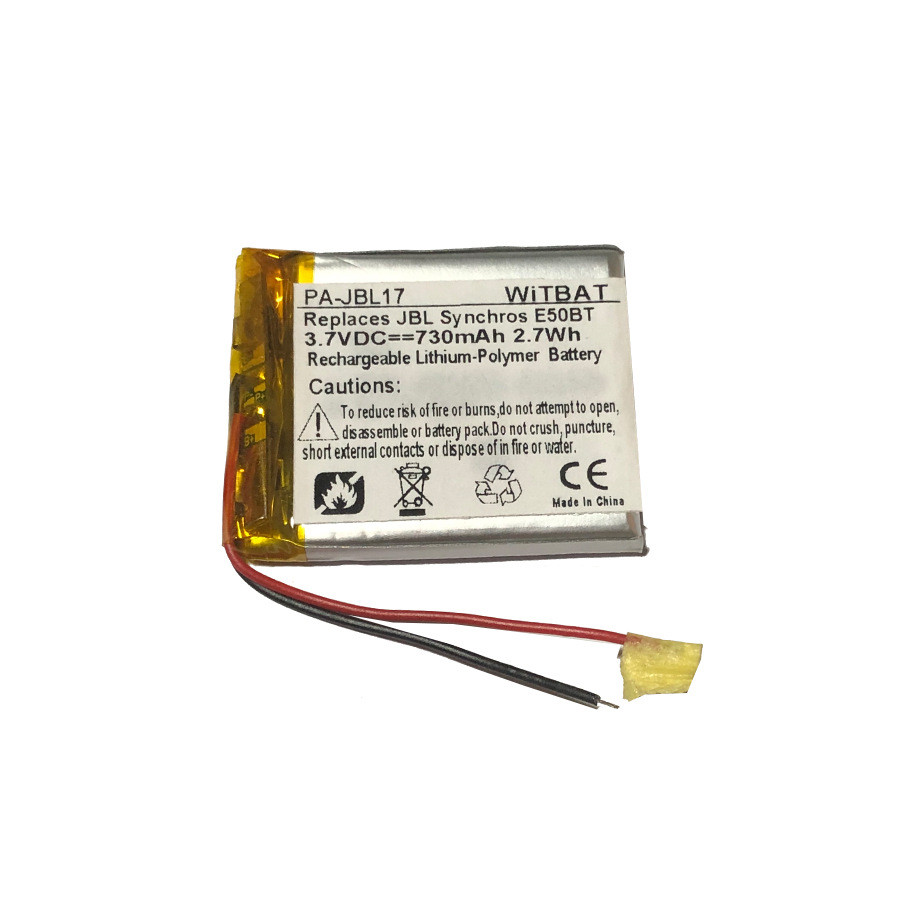 Compatible with JBL Synchros E50BT Bluetooth Headphone Battery P433638