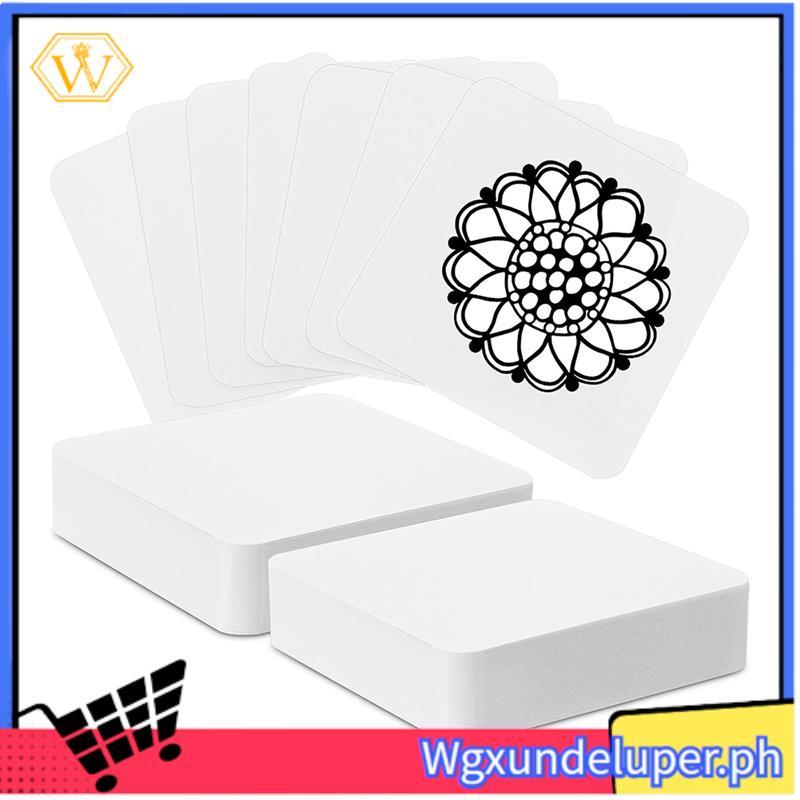 W สําหรับ Calligrapher สีน้ํา Sketch Supplies 100 ชิ้น Artist S กระเบื้อง 3.5 "X 3.5 "กระเบื้องกระดา