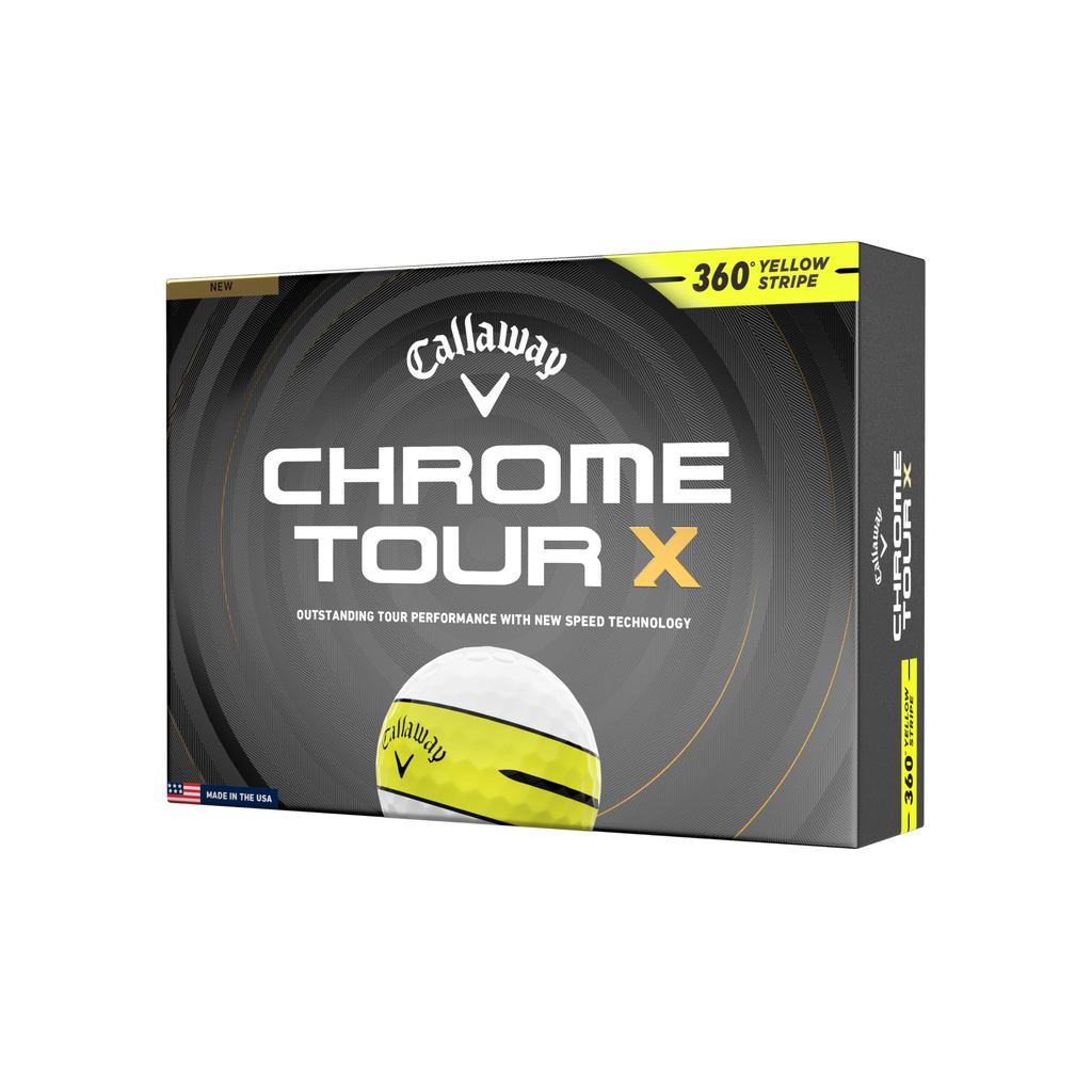 Callaway Chrome Tour X 26 Golf Balls - 1 Dozen (12 Balls) - 4-Piece Structure