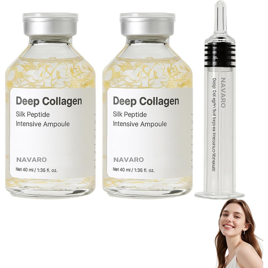 NavarDeepCollagenSilkPeptideIntensiveLiftingAmpoule,เกาหลีคอลลาเจนแอมพูลพร้อมเปปไทด์ Comple,Collagen