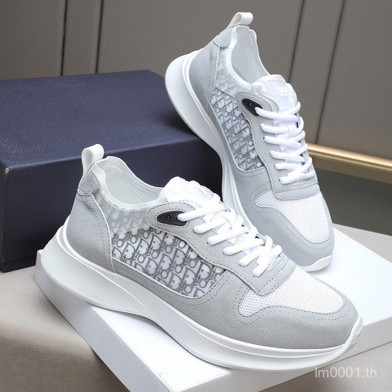 D Home Sports Leisure Thick-Soled Fashion Retro Breathable Male Heightened Daddy Shoes