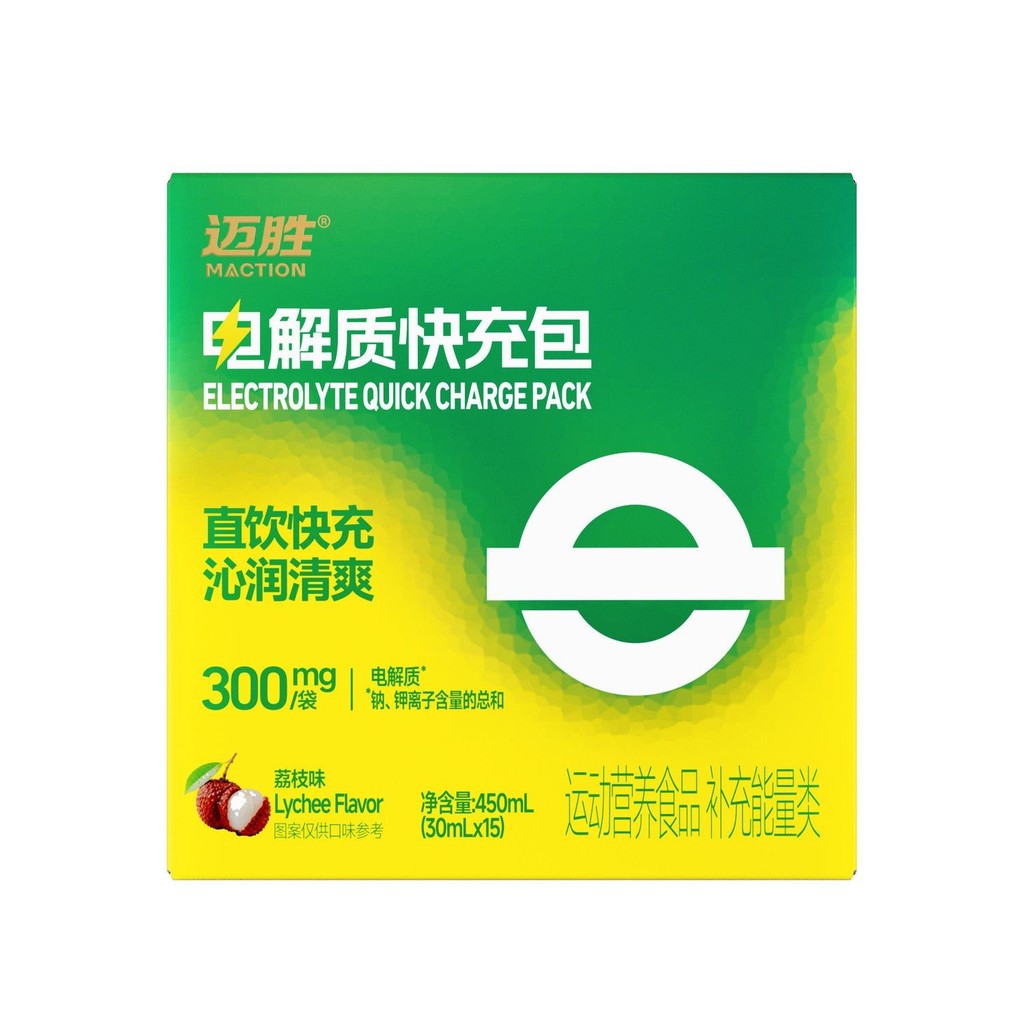 Mengniu Maisheng Package Electrolyte Quick Charging Pack Pack สําหรับชาร์จแบบด่วนสําหรับผู้ชายและผู้