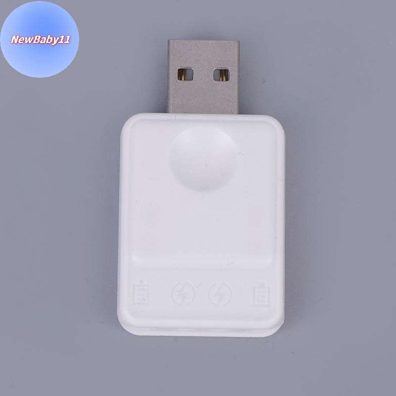 ONEBABY CR425 เครื่องชาร์จแบตเตอรี่ไฟฟ้าตกปลาลอยชาร์จ CR425 แบตเตอรี่ USB Charger 2 รูอะแดปเตอร์ชาร์