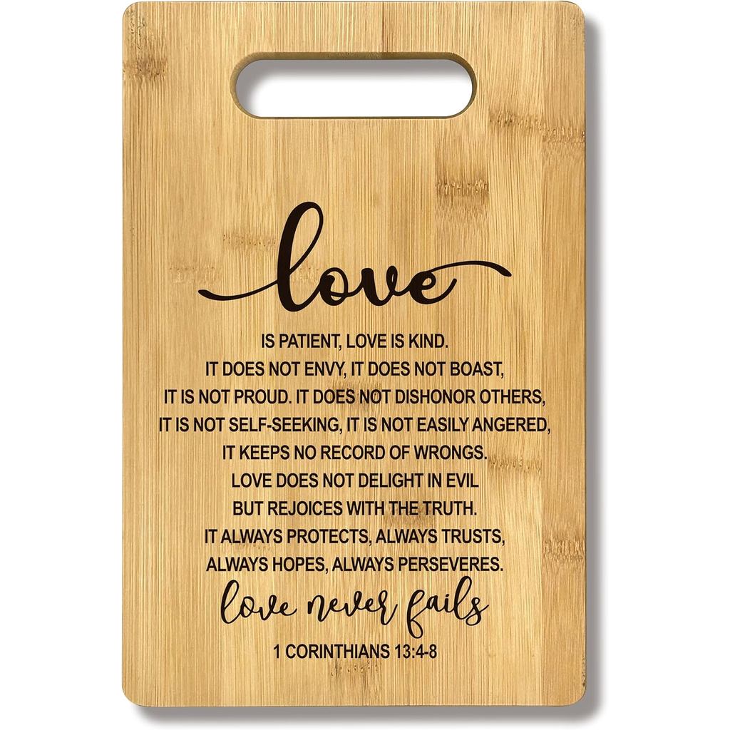FONDCANYON คริสเตียนของขวัญสําหรับผู้หญิง,1 Corinthians 13 Love คือผู้ป่วย Love คือประเภทคริสเตียนคร