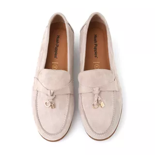 Hush Puppies รองเท้าผู้หญิง รุ่น HP 8WCFSI316C - สีเบจ (รองเท้าลำลองหนังแท้ แบบสวม)