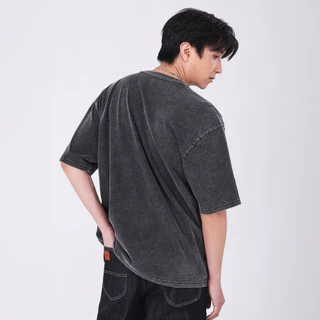 LEE เสื้อยืดแขนสั้นผู้ชาย รุ่น LE S326MTSSN19 สีดำ