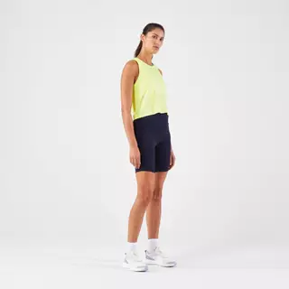 Decathlon Women'S Running Breathable Short Tank Top เสื้อกล้ามผู้หญิงทรงสั้นใส่วิ่งรุ่น Kiprun Run 500 Dry - Yellow
