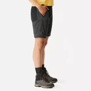 Decathlon Women'S Mountain Trekking 2-In-1 Zip-Off Trousers กางเกงเดินป่าผู้หญิงถอดขาได้ รุ่น Trek 100 - Grey