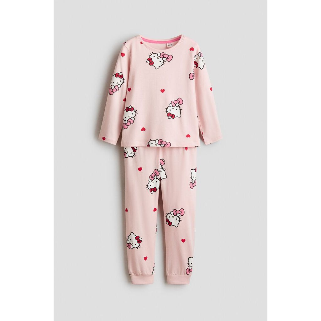 H&M(เอชแอนด์เอ็ม) ชุดนอนผ้าฝ้ายพิมพ์ลาย เด็กหญิง 1337969_4