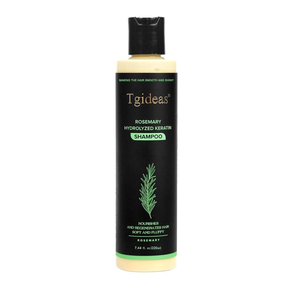 Tgideas Organic Rosemary Hair Growth Shampoo,Unisex Hydrolyzed Keratin Natural Thickening and Streng