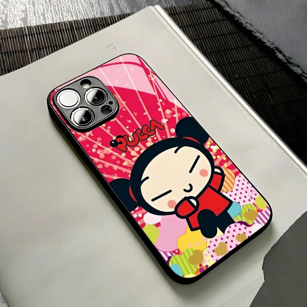 BK-1 Pucca Garuน่ารักเคสโทรศัพท์สําหรับIphone 17 18 16 15 13 12 14 11 Pro Max Mini Air Xs Pulsฝาครอบ