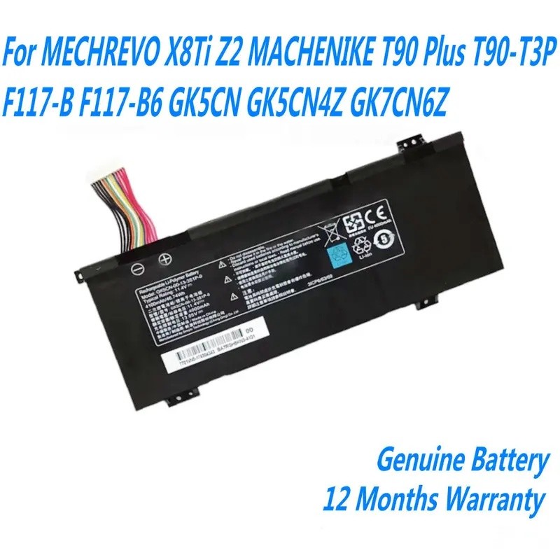 ใหม่ GK5CN-00-13-3S1P-0 แบตเตอรี่แล็ปท็อปสําหรับ MECHREVO X8Ti Z2 MACHENIKE T90 Plus T90-T3p F117-B 