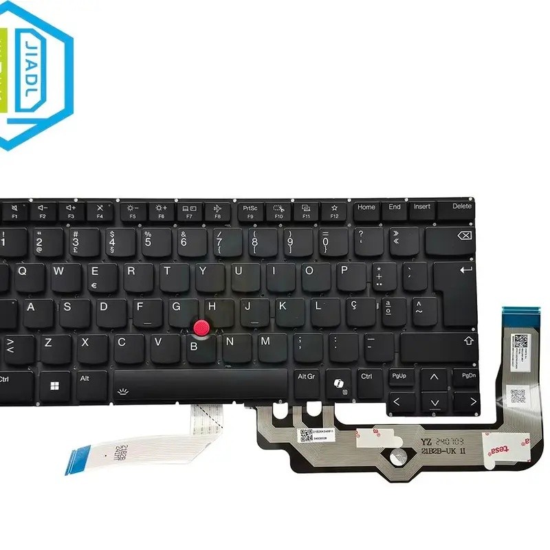 Original PO Portugal แล็ปท็อปคีย์บอร์ดแบ็คไลท์สําหรับ Lenovo E14 GEN 6 E14 GEN 6 โน้ตบุ๊คเปลี่ยนคีย์