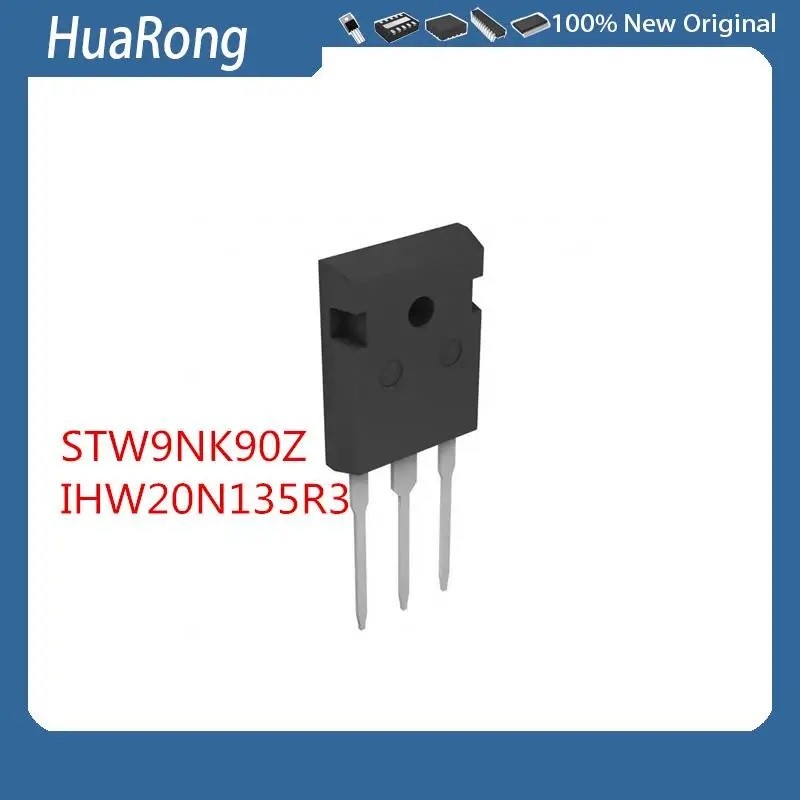 5 ชิ้น/แบทช์ STW9NK90Z W9NK90Z 900V 8A H20R1353 IHW20N135R3 20A 1350V TO-247