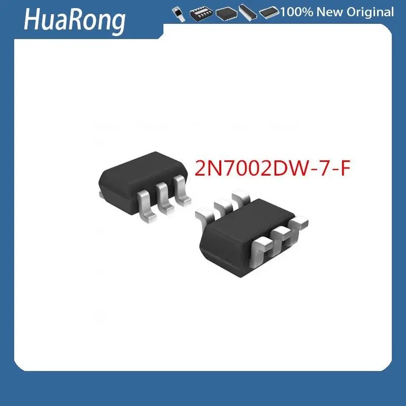 10 ชิ้น/แบทช์ 2N7002DW-7-F K72 SOT-363