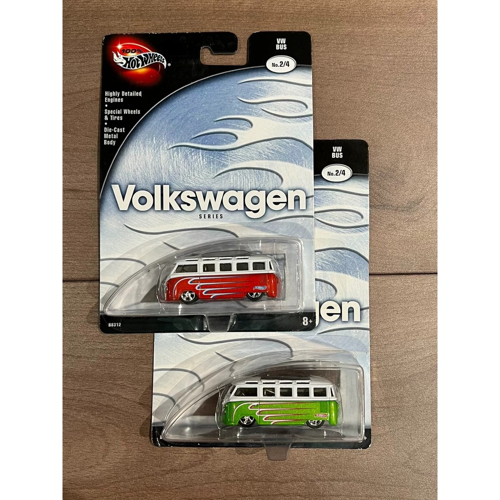 [กําพร้าสต็อกพร้อม] ล้อร้อน 100% VW BUS Volkswagen BUS 100% หนึ่งคู่ออก