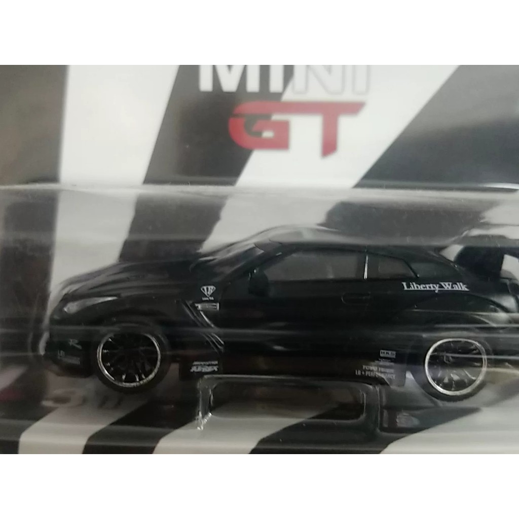 MINIGT 31 1/64 Nissan GTR R35 LB LBWK Matte Black Alloy Car Model Minigt31 Brand New Original Packag