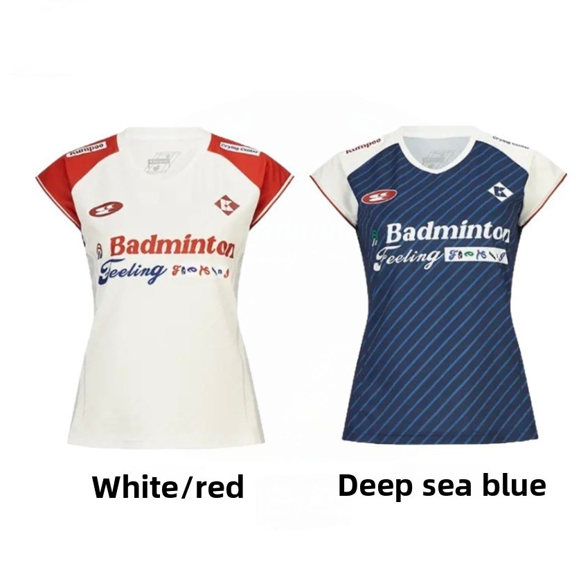 IN STOCK 24-Hour shipping--2026 New Breathable Kids Badminton Shirt Girl Sports Summer Quick Dry Youth Volleyball Training Kids Tennis Swing Outfit