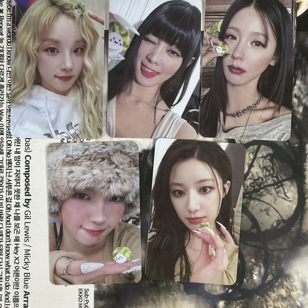 Idle mini8 dmm1.0 Bonus Card Ye Shuhua Song Yuqi Zhao Meiyeon Tian Xiaojuan Minnie Bonus Card