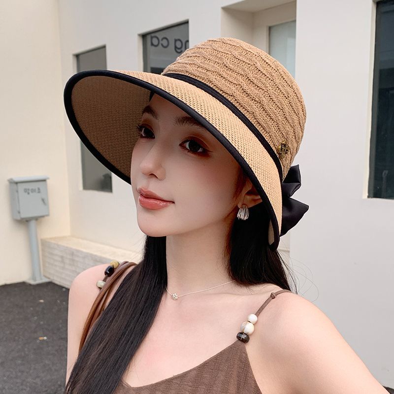 หมวกฤดูร้อน Beach Travel Seaside Bow guu888.my20260814