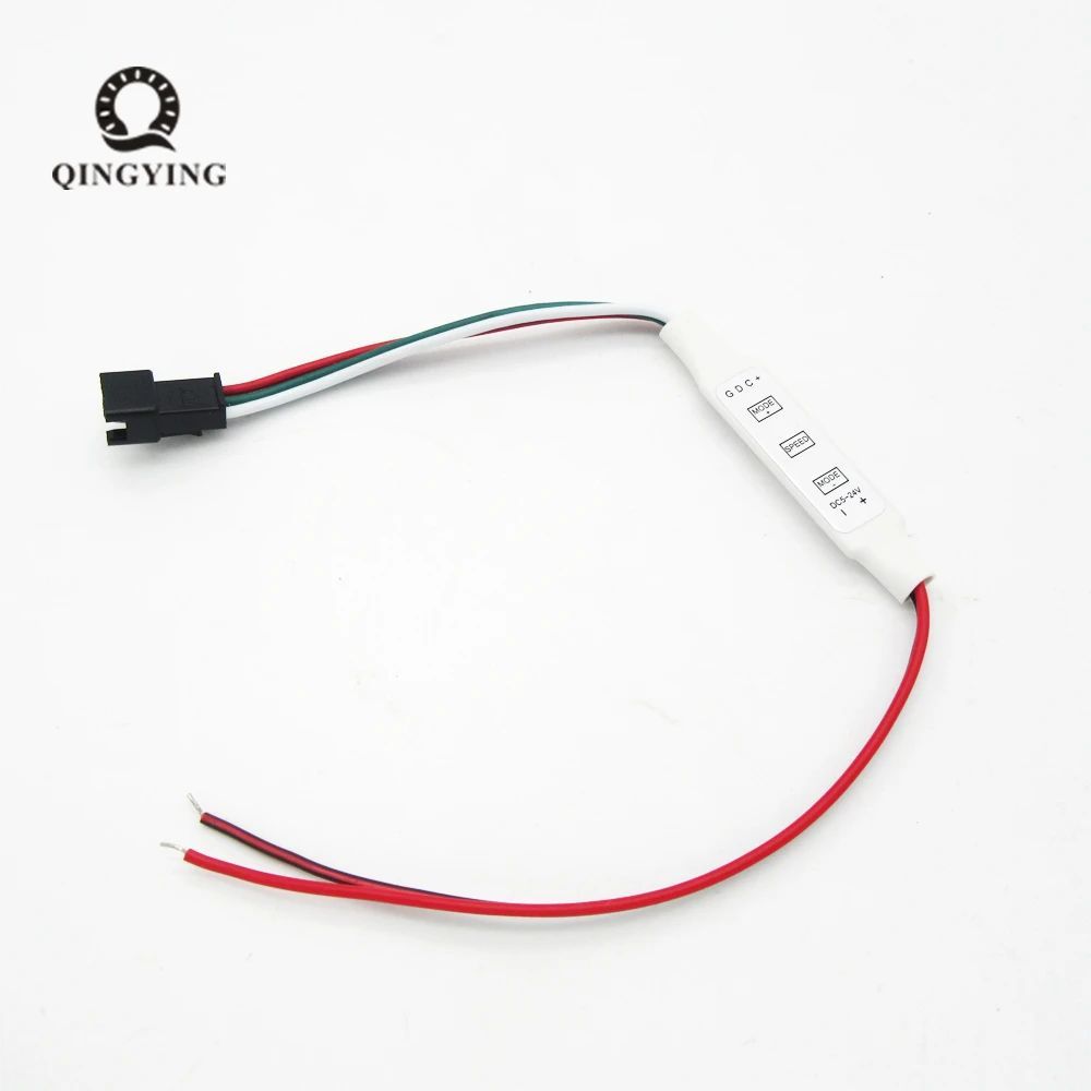 1pcs-4pcs Mini 3Key Dream สี LED Controller DC 5V 12V 24V RGB Controler สําหรับ WS2811 WS2812 WS2812