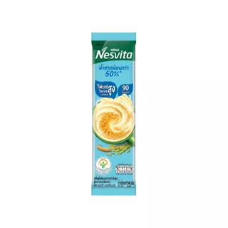 Nesvita Lower Sugar เนสวีต้า เครื่องดื่มธัญญาหารสำเร็จรูป สูตรน้ำตาลน้อย 350 กรัม (2 แพ็ค)