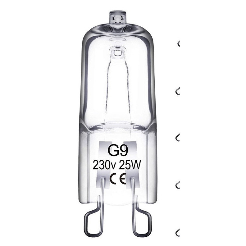 [220V] G9 หลอดไฟฮาโลเจนลูกปัด 25W/40W สําหรับโคมไฟตั้งโต๊ะ โคมไฟติดผนัง โคมไฟคริสตัล เตาอบ