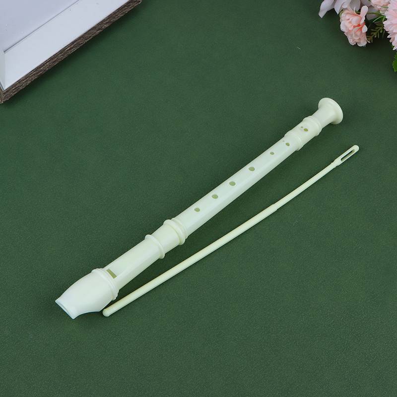 [Bluecandy] 1 PC Professional แปดรู Treble ขลุ่ยยาว Soprano Recorder Clarinet เกรดอาหาร PP Recorder 