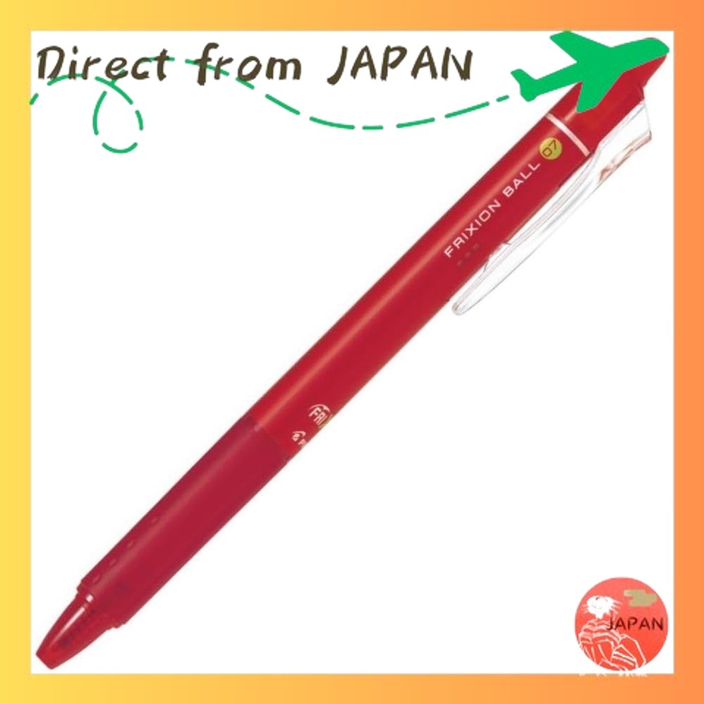 Pilot Frixion Ball Knock 0.7 Red 10 Pieces LFBK230F10RThe Happiness Store