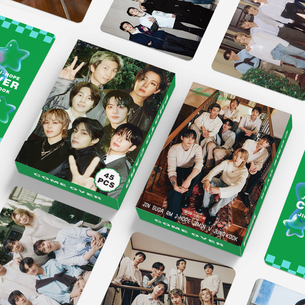 สไตล์ใหม่ 45 การ์ด BT BT 13th Anniversary Merchandise การ์ดที่ระลึกการ์ดรูปถ่ายดาว LOMO อวยพร